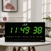 Atacado de fábrica LED digital calendário perpétuo transfronteiriço dedicado a relógio eletrônico um segundo não ruim relógio de parede transfronteiriço temperatura