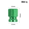 Suministro Directo de Fábrica Malla Exquisita 12mm Tapa de Válvula Aleación de Aluminio Rosca Universal para Coches y Motocicletas