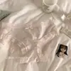 Ropa Interior de Seda Hielo con Borde de Encaje Japonés para Mujer Sin Costuras de Cintura Media Sexy Algodón Puro en la Entrepierna Verano Delgada Simple Ropa Interior para Mujer