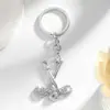Moda Europeia e Americana Estilo Esportivo Strass Formato de Hóquei no Gelo Feminino Fofo Simples Chaveiro Pingente Acessórios