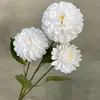 Flores Artificiais Brancas para Decoração de Casamento, Flores de Seda, Ornamentos de Flores Artificiais, Arte Floral Seca, Materiais de Rosa, Arranjo de Flores para Corredor, Arranjo de Parede e Chão