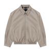 Ropa de Hombre Lanhai 2025 Otoño e Invierno Chaqueta Harrington Lavada Retro Reversible Estilo Japonés Solapa Holgada Casual