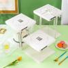 Caja transparente para pastel moca realzada directa de fábrica, venta al por mayor de fábrica, caja para pastel de regalo de cumpleaños, caja para embalaje de dulces