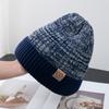 Sombrero de Estilo Nuevo para Hombre y Mujer Mismo Estilo Sombrero de Lana de Corea del Sur para Hombre y Mujer Invierno para Pareja Exterior Nieve Grueso Cálido