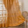 Atacado do Fabricante Alto Padrão Luxo Estilo Europeu Grande Oco Villa Cortinas Marrons Telas de Janela Gaze Bordada Transfronteiriça Aliexpress