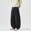 Ropa para Hombre Casa de Arce / 2026 Primavera/Otoño Nuevo Tendencia Casual Pierna Recta Calle Alta Americana Sueltos Jeans de Corte Curvo Pantalones Largos