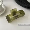 Pinza de Agarre Grande de Gelatina en Forma de Cruz Color Suave Pinza de Tiburón Clips Coreanos Color Morandi Pinza para el Cabello Pinza para la Ducha del Cabello