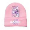 Gorro + Guantes 2025 Amazon Nuevo Drama Coreano Personaje de Dibujos Animados Estampado Gorro de Punto Gorro de Lana Gorro Cálido