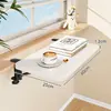 Panel de extensión para alféizar de ventana, estante divisor, tablero de ampliación y extensión para encimera, herramienta de expansión para ventana sin taladro, estante de almacenamiento para cocina