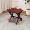 Taburete Plegable de Madera Maciza para Exteriores Portátil Picnic Bocetos Pesca Hogar Camping Taburete Pequeño Sala de Estar Silla de Madera