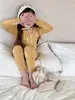 Nuevo conjunto de pijama de otoño e invierno para niñas timo, que consta de una parte superior y una inferior, ropa de otoño e invierno para niños, pijamas casuales con temática de dibujos animados y pantalones para dormir