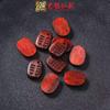 Palo de Rosa Tallado Marca de Pez Accesorios DIY Pulsera Cadena de Teléfono Móvil Colgante Hueso de Pez Marca de Mano