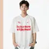Camiseta Deportiva de Cuello en V Estilo Americano para Hombre, Verano Fresca de Seda de Hielo Secado Rápido Casual de Manga Corta Moderna Modelo Nuevo 26