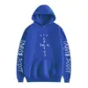 Tamanho europeu Tamanho europeu Suéter com capuz casual estampado do cantor europeu e americano Travis Scott para casal