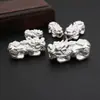 Prata de lei S999 3D prata dura lingote de cabaça corajoso feito à mão DIY pulseira cordão de mão para contas material de joalheria