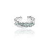 Accesorios estilo blogger de Xiaohong anillo de flor diseño de nicho anillo de alto diseño estilo simple femenino flor Flor