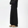 Pantalones de Chándal Pesados de Estilo Americano con Dobladillo Curvo para Hombre, Pantalones Deportivos de Pierna Ancha con Parches de Marca de Moda Otoñal, Pantalones Casuales Versátiles con Caída Retro