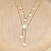 Accesorios de Moda de Alta Gama para Mujer, Colgantes de Acero Inoxidable, Collares Personalizados, Estilo Lujo Ligero, Joyería de Nicho, Disponibles en Stock
