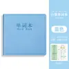 Cuaderno de Vocabulario Inglés Cuadrado, Cuaderno de Bolsillo Curva de Olvido de Ebbinghaus, Cuaderno Pequeño Cuadrado con Tapa de Cuero