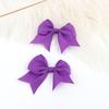 Horquilla de color sólido de tamaño pequeño, hecha a mano, de gran venta transfronteriza, con cinta de acanaladura, estilo europeo y americano, accesorios para el cabello para niños.