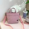Bolso de Mano para Niños 2025 Nuevo Simple Color Macron Tela de Nylon Bolso Cruzado Casual para Niños y Niñas