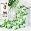 Colgante de Pared Artificial de Enredadera de Rosas Flor de Seda con 45 Cabezas de Flor, Enredadera Decorativa de Flor de Cerezo, Planta Artificial Colgante de Techo