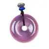 Pingente de Ágata do Brasil Jade de Gelo Calcedônia Rosa Cuia Unissex Jade Buda Maitreya Fivela de Segurança Pingente Ornamentos Atacado