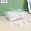 Caixa de Armazenamento de Máscaras Doméstica Grande Capacidade Armazenamento Máscara para Boca e Nariz Caixa de Remédios para Máscaras Doméstica Caixa de Armazenamento Transparente para Remédios