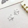 Acessórios DIY Feitos à Mão Pingentes de Colar Brincos Libélula Cobra Vaca Cavalo Urso Veado Chaveiros de Celular Charms Liga