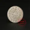 Monedas conmemorativas mayas, monedas de oro con forma de reloj de sol piramidal, monedas de oro y plata estadounidenses, monedas de oro y plata aztecas mexicanas, monedas extranjeras