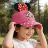 Gorra de Béisbol Infantil de Algodón con Lazo de Lentejuelas de Minnie, Sombrero de Sol para Niñas, Best-Seller Transfronterizo de Amazon
