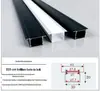 Luzes Lineares de LED Personalizadas, Calhas de Luz Embutidas, Fitas de Luz Lineares, Luzes de Calha de Alumínio, Luzes Lineares de Teto Palpebra Dupla