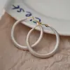 Brincos de Argola Esmaltados com Gota de Óleo de Pérola para Rosto Quadrado e Redondo, Não Perfurantes, Clips de Orelha Rotatórios para Espiral de Mosquito para Mulheres