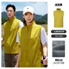 Chaleco Impermeable Soft Shell Ropa de Trabajo Estampado Personalizado Logo Exposición de Negocios Tienda 4S Chaqueta sin Mangas de Negocio Chaleco de Trabajo para Hombre