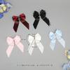 Accesorios Originales Hechos a Mano de Producción Masiva Estilo Japonés Jk Lolita Encaje Cruzado Lazo Par de Tocado