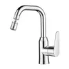 Grifo para lavabo de baño del fabricante con stock, con giro universal para lavabos de baño, lavamanos y grifos de agua fría y caliente
