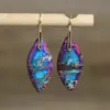 Brincos de Argola com Pingente de Gota de Água da Moda para Mulheres Exquisitos Brincos Brincos de Pedra do Imperador brincos
