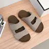 Sandalias Estilo Birkenstock de Suela Gruesa con Velcro para Mujer, Nuevo Modelo Verano 2026, Sandalias de Playa para Exteriores que Aumentan la Altura para Mujer
