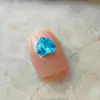 Joias para Nail Art Coração Cristal de Vidro Diamante Adesivos para Unhas Decoração de Roupas com Diamantes Sapatos e Chapéus Acessórios Feitos à Mão Diamante Coração de Pêssego com Fundo Pontiagudo