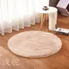 Alfombra de terciopelo PV de seda y lana más vendida transfronteriza, tapete redondo para sala de estar y dormitorio, cojín para silla de computadora, cojín para asiento de yoga, lavable