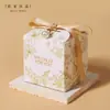 Ins de Boda Caja de Dulces Floral Lujo Ligero Caja de Azúcar Familia Shu Caja de Regalo Premium Caja Vacía de Gama Alta Al por Mayor