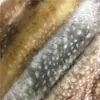 Tela de Felpa con Estampado de Ciervo Manchado Felpa de Reno Navideño Tela de Felpa con Estampado de Ciervo Manchas Felpa Imitación Piel de Conejo Tela de Felpa