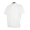 Camisas Retro Americanas de Corte Limpio de Manga Corta para Hombres y Mujeres, Nueva Marca de Moda de Verano, Camisas Casuales Sueltas de Manga Corta para Parejas