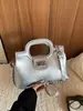 2026 Nuevo Bolso de Mano con Asa de Cadena Tejida de Lujo, Bolso de Hombro Cruzado de Gama Alta de Nicho para Mujer