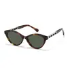 CH3428 Material Ultraligero Nueva Moda Tendencia Gafas de Sol Ojo de Gato Templo Retorcido Retro para Mujer Se Pueden Adaptar con Graduación para Hombre