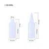 Botella de Plástico con Punta Cruzada Pe Pet Gotero para Oído Líquido 60ml Manguera Flexible Pegamento Botella para Limpieza de Oídos