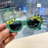 Óculos de Sol Infantis de Silicone para Fotos com Design Moderno de Dinossauro, Apresentando a Besta Nezha, Novos Óculos de Sol com Proteção UV para Meninas