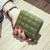 Stock Listo del Fabricante Mini Moda Versátil Cartera Pequeña Bolso de Mujer Corto Cierre Lindo Cambio Estudiante Bordado