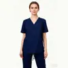 Uniformes de Scrub de Alta Qualidade de Secagem Rápida, Uniformes de Scrub de Manga Longa e Curta, Aventais Cirúrgicos, Vestuário de Trabalho Unissex para Dentista para o Verão