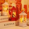 Lâmpada de vento de Natal lâmpada de vela luz da noite boneco de neve idoso decoração de mesa luz noturna decorações de Natal